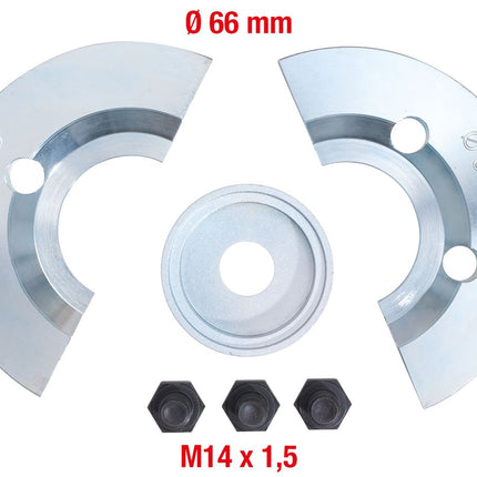 KS TOOLS Halbschalen-Ergänzungs-Satz 6-tlg für Ø 66 mm ( 150.2142 ) - Toolbrothers