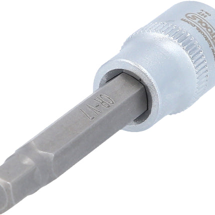 KS TOOLS 3/8" Bit-Stecknuss für Innensechskant-Schrauben am Bremssattel, 7 mm, 72 mm lang ( 150.2293 ) - Toolbrothers