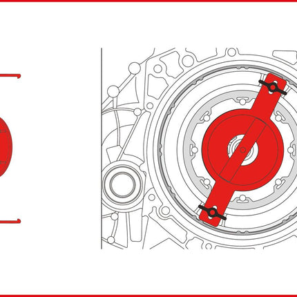 KS TOOLS DCT-Kupplungswerkzeug-Satz für Ford / Volvo, 6-tlg ( 150.2415 ) - Toolbrothers
