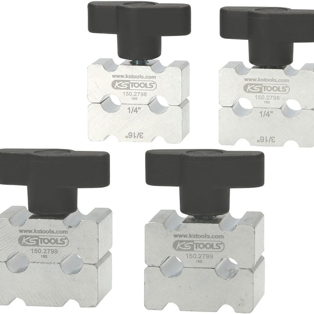 KS TOOLS Bremsleitungs-Biegewerkzeug-Satz, 4-tlg ( 150.2795 ) - Toolbrothers