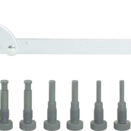 KS TOOLS Chiave di reazione p.pulegge di cinghie,11pz ( 150.3000 )