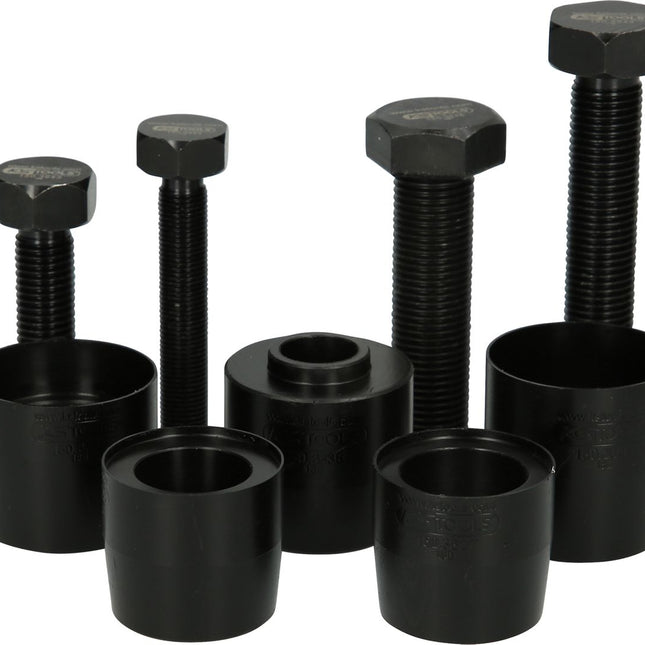 KS TOOLS Anello di tenuta dell'albero in teflon e anello Simmer, kit utensili di montaggio, 9 pz ( 150.3635 )