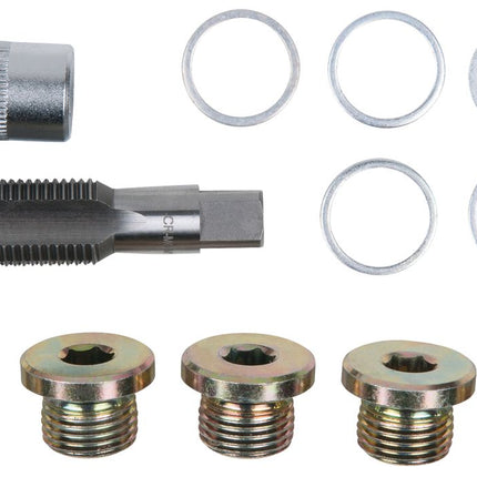 KS TOOLS Ölablassschrauben-Gewindereparatur-Satz, 12-tlg M17 x 1,5 ( 150.4930 ) - Toolbrothers