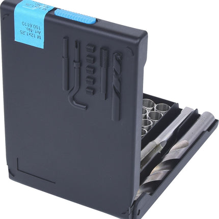 KS TOOLS Nirostahl Gewinde-Reparatur-Satz M12x1,25x16,8mm, 14-tlg ( 150.6110 ) - Toolbrothers