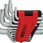 KS TOOLS Torx-Winkelstiftschlüssel-Satz, kurz, 14-tlg ( 151.4610 ) - Toolbrothers