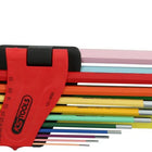 KS TOOLS Innensechskant-Winkelstiftschlüssel-Satz, extra lang, 14-tlg Zoll ( 151.4650 ) - Toolbrothers