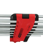 KS TOOLS Innensechskant-Winkelstiftschlüssel-Satz, extra lang, 10-tlg Zoll ( 151.4960 ) - Toolbrothers