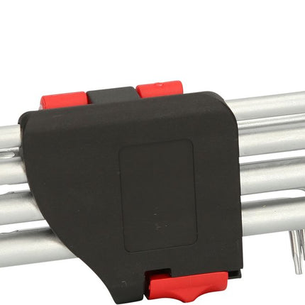 KS TOOLS Kugelkopf-Torx-Winkelstiftschlüssel-Satz, lang, 10-tlg ( 151.5180 ) - Toolbrothers