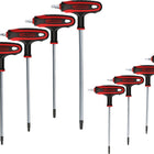 KS TOOLS T-Griff-Torx-Winkelstiftschlüssel-Satz, 8-tlgBohrung ( 151.8165 ) - Toolbrothers