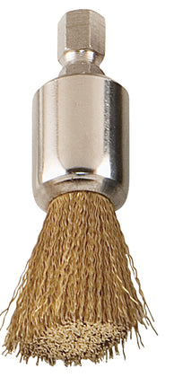 KS TOOLS Spazzola a pennello con filo in ottone ondulato ( 152.1384 )