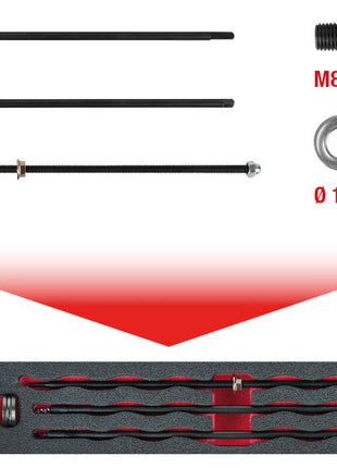 KS TOOLS Universal Glühkerzenspitzen-Ausbohrsatz M8 x 1,0 ( 152.1640 ) - Toolbrothers