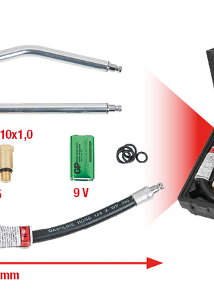 KS TOOLS Kompressionsprüfer-Satz,Digital, 7-tlg ( 152.2030 ) - Toolbrothers