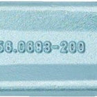 KS TOOLS Flachmeißel, oval, 200x27mm, silber ( 156.0693 ) - Toolbrothers