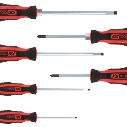 KS TOOLS ERGOTORQUEplus Schraubendreher-Satz, 6-tlg Schlitz, PZ ( 159.0020 ) - Toolbrothers