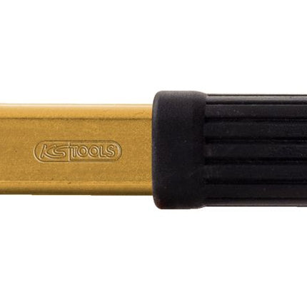 KS TOOLS Flachmeißel mit Handschutzgriff, oval, 250mm ( 162.0113 ) - Toolbrothers