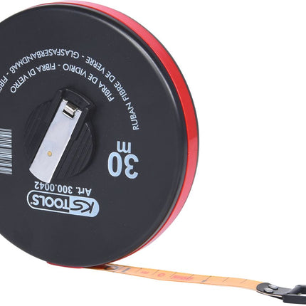 KS TOOLS Kapselbandmaß mit Kunststoffband, 30m ( 300.0042 ) - Toolbrothers