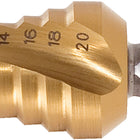 KS TOOLS HSS-TiN Stufenbohrer extra kurz,Ø 4-20mm, 9 Stufen ( 330.2375 ) - Toolbrothers