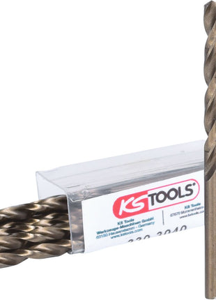 KS TOOLS HSS-G Co 5 Spiralbohrer, 4mm, 10er Pack ( 330.3040 ) - Toolbrothers