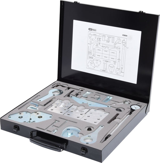 KS TOOLS Serie di utensili per messa in fase motore per Alfa Romeo / Fiat / Lancia, 36 pz ( 400.0425 )