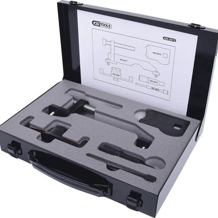 KS TOOLS Motoreinstell-Werkzeug-Satz für GM / Opel / Saab, 5-tlg ( 400.0675 ) - Toolbrothers