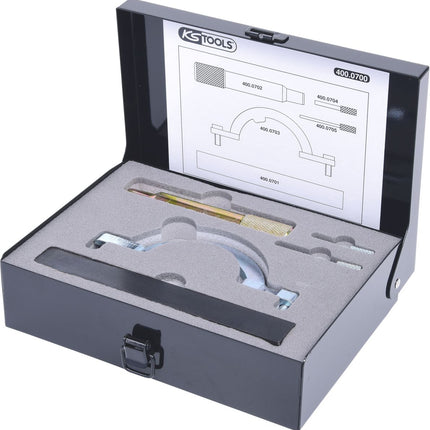 KS TOOLS Serie di utensili per messa in fase motore per GM / Isuzu / Opel / Saab, 5 pz ( 400.0700 )