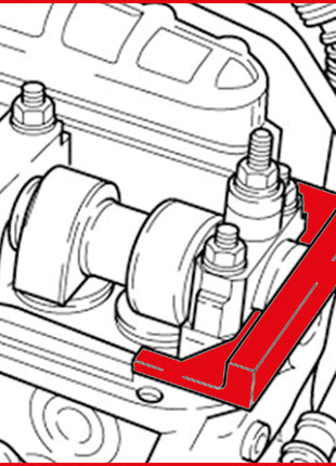 KS TOOLS Motoreinstell-Werkzeug-Satz für VAG / Volvo, 2-tlg ( 400.1725 )