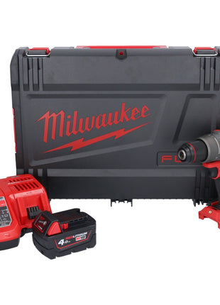 Taladro percutor inalámbrico Milwaukee M18 FPD3-401X 18 V 158 Nm sin escobillas + 1x batería 4,0 Ah + cargador + caja HD