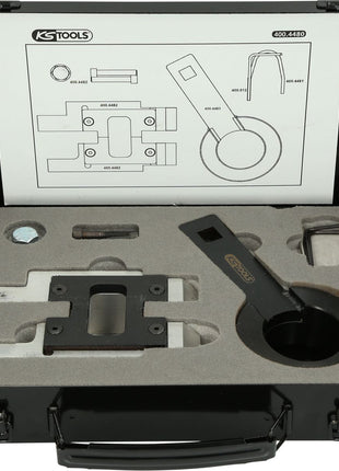 KS TOOLS Motoreinstell-Werkzeug-Satz für Opel, 11-tlg ( 400.4480 ) - Toolbrothers