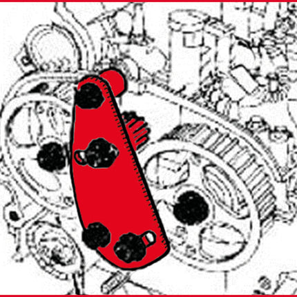 KS TOOLS Nockenwellenrad-Fixierwerkzeug ( 400.9025 ) - Toolbrothers