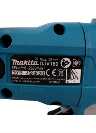 Makita DJV 180 ZE Akku Stichsäge 18V Solo + Einlage für Makpac - ohne Akku, ohne Ladegerät - Toolbrothers