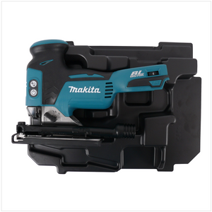 Makita DJV 181 ZE Seghetto alternativo a batteria 18V + Inserto per Makpac - senza batteria, senza caricabatterie