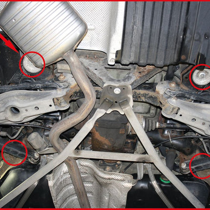 KS TOOLS Silentlagerwerkzeug-Satz, 21-tlg, für BMW Hinterachse ( 440.0255 ) - Toolbrothers