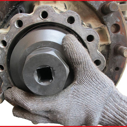 KS TOOLS 3/4" Nutmuttern-Schlüssel mit 6 Zapfen für Mercedes und MAN ( 450.0169 ) - Toolbrothers