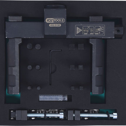 KS TOOLS Vario-Muttern- und Kappenschlüssel-Satz, 14-tlg ( 450.0190 ) - Toolbrothers