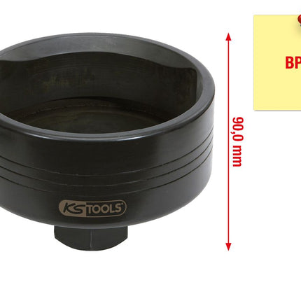 KS TOOLS Radkapsel-Stecknuss für BPW, 111mm, 6-kant ( 450.0208 ) - Toolbrothers