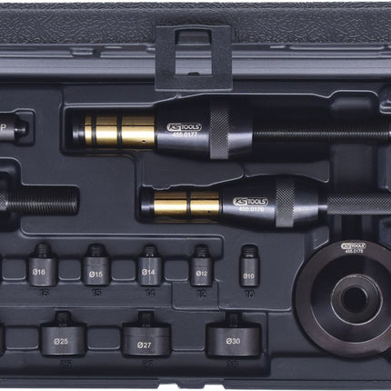 KS TOOLS Universal-Kupplungs-Zentrier-Werkzeug-Satz Ø 15,0 26,0 mm, 19-tlg ( 455.0170 ) - Toolbrothers