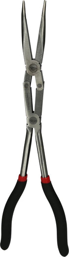 KS TOOLS Doppelgelenk-Flachrundzange, 45° gebogen, XL ( 500.7163 ) - Toolbrothers