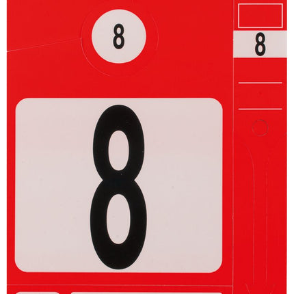 KS TOOLS Schlüsselanhänger-Set, rot, 300 Stück ( 500.8015 ) - Toolbrothers