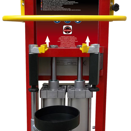 KS TOOLS Compressore per molle banco aria compressa con doppio cilindro ( 500.8810 )