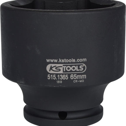 KS TOOLS 3/4" Sechskant-Kraft-Stecknuss, kurz, 65mm ( 515.1365 ) - Toolbrothers