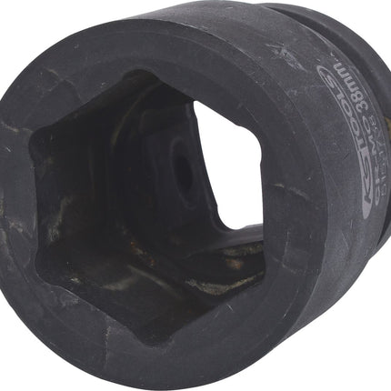 KS TOOLS 1" Sechskant-Kraft-Stecknuss, kurz, 38mm ( 515.1738 ) - Toolbrothers