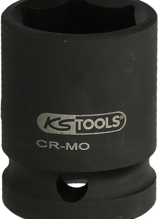 KS TOOLS Vaso de impacto hexagonal de 1", corto, 100 mm ( 515.1800 )