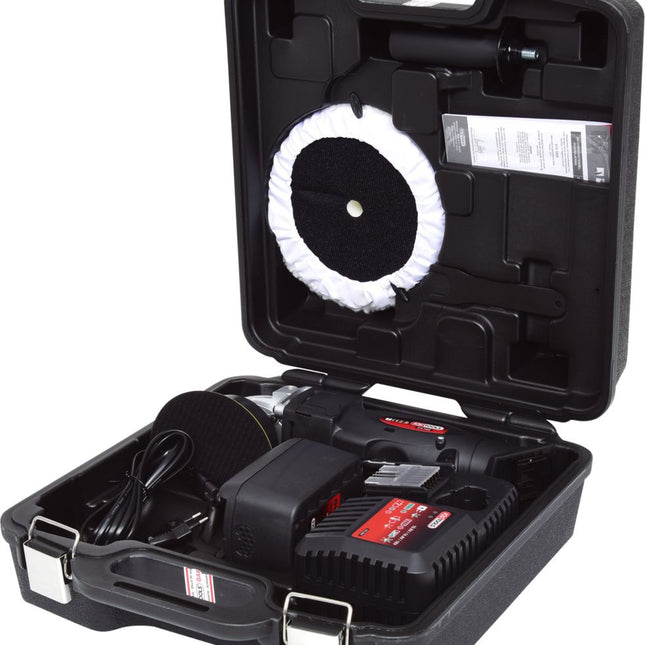 KS TOOLS Akku-Poliermaschine, 2.300 U/min 18V, mit 1 Akku und 1 Ladegerät ( 515.3555 ) - Toolbrothers