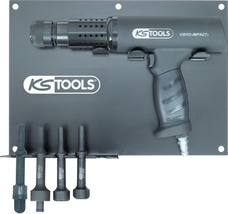 KS TOOLS Vibro-Impact Druckluft-Meißelhammer-Satz, 6-tlg ( 515.3880 )