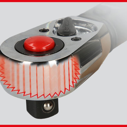 KS TOOLS 1/4" ERGOTORQUE®precision Ratschen-Drehmomentschlüssel, 5-25Nm ( 516.1512 ) - Toolbrothers