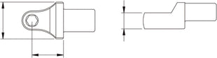 KS TOOLS 14x18mm Einsteck-Bithalter, für Bits 5/16" ( 516.2020 ) - Toolbrothers