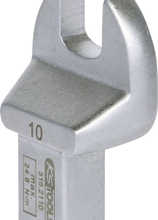 KS TOOLS 9x12mm Einsteck-Maulschlüssel, 10mm ( 516.2110 ) - Toolbrothers