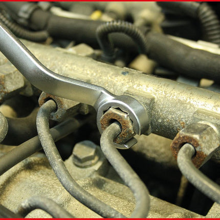 KS TOOLS Doppel-Ringschlüssel für Einspritzleitungen, 17 x 17 mm ( 517.0057 ) - Toolbrothers