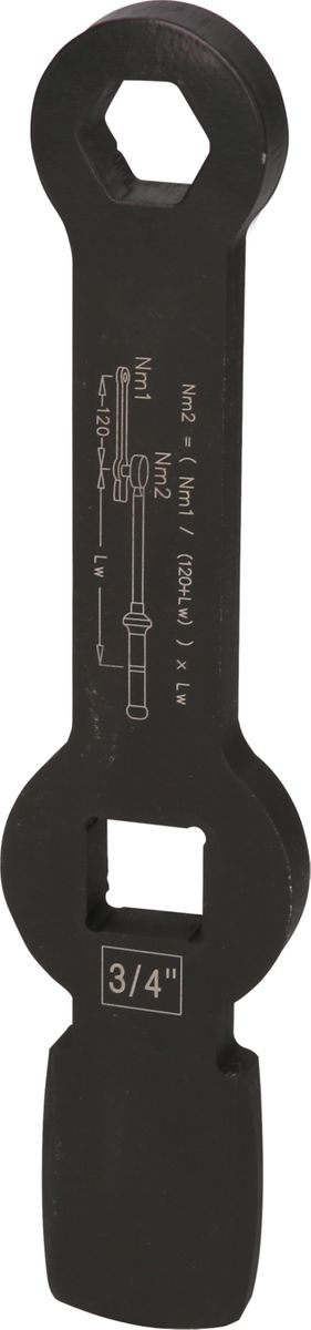 KS TOOLS 3/4" Schlag-Sechskant-Schlüssel mit 2 Schlagflächen, 26 mm ( 517.0926 ) - Toolbrothers