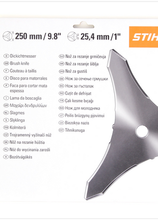 Stihl 3 Flügel Freischneider Dickichtmesser Motorsense 250 mm ( 4112 713 4100 ) - Toolbrothers